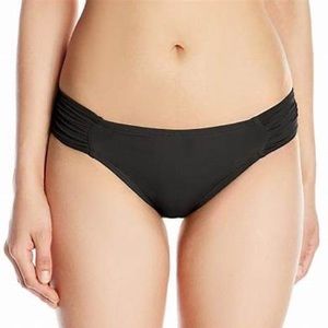 La Blanca Side Shirred Bikini Bottoms